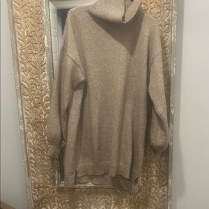 Show Me Your MuMu Tan Cowl Neck Sweater